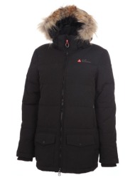 χοντρό μπουφάν peak mountain doudoune de ski vraie fourrure femme atole |