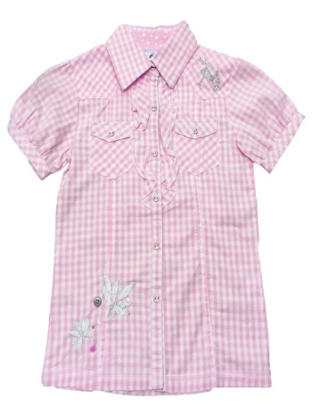 πουκάμισο με κοντά μανίκια srk chemise fille flarlo | σε προσφορά