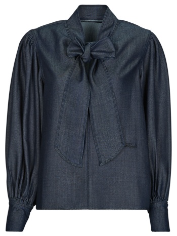 μπλούζα karl lagerfeld fluid denim blouse