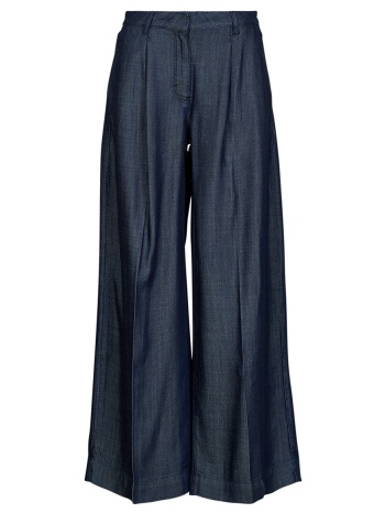 φαρδιά / καμπάνα karl lagerfeld fluid denim wide leg pants