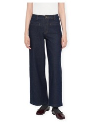 tζιν σε ίσια γραμή vila brenda wide jeans - dark blue denim |