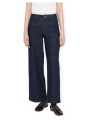tζιν σε ίσια γραμή vila brenda wide jeans - dark blue denim |