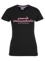 t-shirt με κοντά μανίκια peak mountain t-shirt manches courtes femme acosmo |