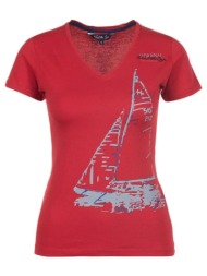 t-shirt με κοντά μανίκια vent du cap t-shirt manches courtes femme adrio |