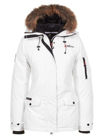 παρκά peak mountain parka de ski avec vraie fourrure femme σε προσφορά
