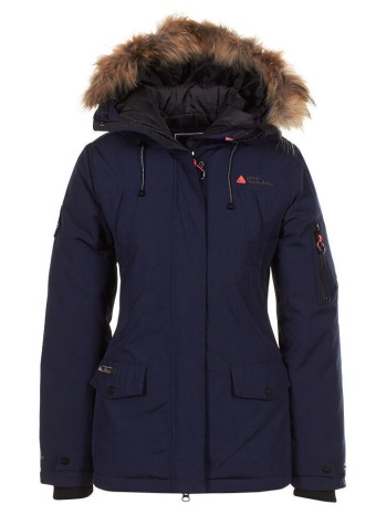 παρκά peak mountain parka de ski avec vraie fourrure femme σε προσφορά