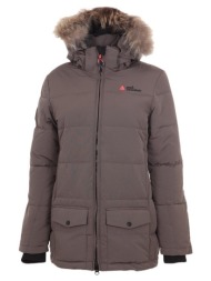 χοντρό μπουφάν peak mountain doudoune de ski vraie fourrure femme atole |