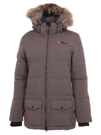 χοντρό μπουφάν peak mountain doudoune de ski vraie fourrure σε προσφορά