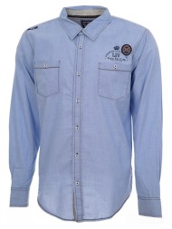 πουκάμισο με μακριά μανίκια vent du cap chemise manches longues homme cloud |