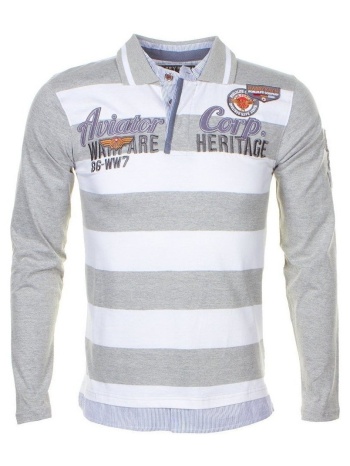 πόλο με μακριά μανίκια harry kayn polo manches longues σε προσφορά