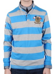 πόλο με μακριά μανίκια vent du cap polo manches longues garçon ecrasty |