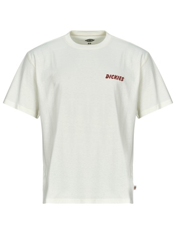 t-shirt με κοντά μανίκια dickies dry ridge ss tee egret