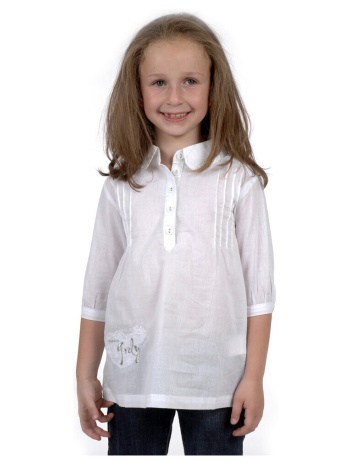 πουκάμισο με κοντά μανίκια miss girly chemise manches σε προσφορά