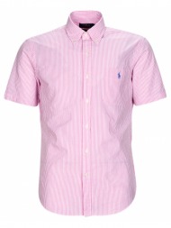 πουκάμισο με κοντά μανίκια polo ralph lauren chemise coupe droite en seersucker