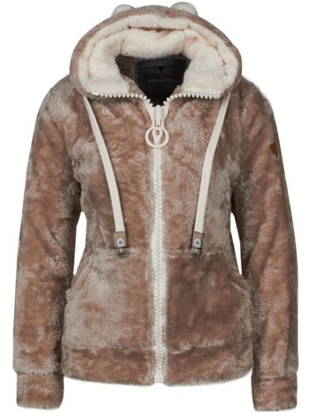fleece degré celsius blouson polaire à capuche femme areli | σε προσφορά