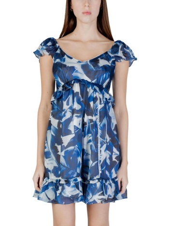 κοντά φορέματα guess orsola flare dress w6gk30 w1819 | σε προσφορά