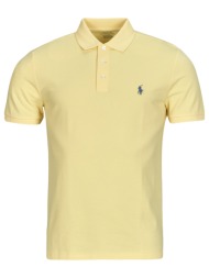 πόλο με κοντά μανίκια polo ralph lauren polo ajuste coupe droite fitee fit en coton stretch mesh