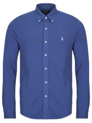 πουκάμισο με μακριά μανίκια polo ralph lauren chemise ajustee col boutonne en polo featherweight