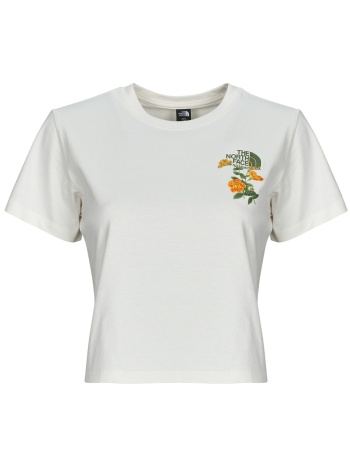 t-shirt με κοντά μανίκια the north face flora embro regular