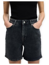 shorts & βερμούδες selected w krista shorts - black denim |