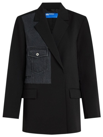 σακάκι/blazers karl lagerfeld klj mixed denim blazer