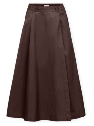 κοντές φούστες object dina oz skirt - seal brown |