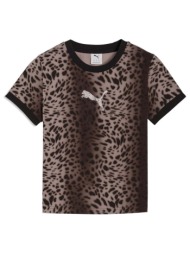 t-shirt με κοντά μανίκια puma ess graphics leo luxe |