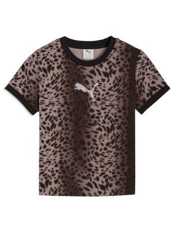 t-shirt με κοντά μανίκια puma ess graphics leo luxe | σε προσφορά