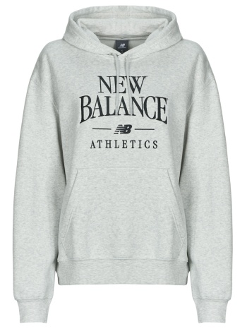φούτερ new balance linear heritage fleece hoodie