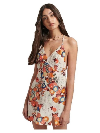 φορέματα superdry vintage mini slip halter |