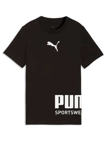 t-shirt με κοντά μανίκια puma sport graphic tee b |