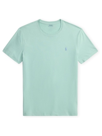 t-shirt με κοντά μανίκια polo ralph lauren custom slim fit