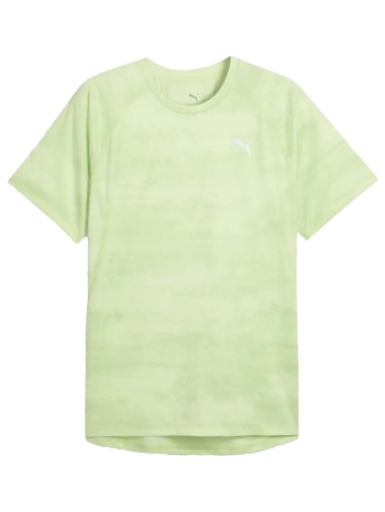 t-shirt με κοντά μανίκια puma m run velocity aop tee |