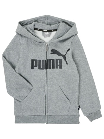 φούτερ puma essential big logo fz hoodie |