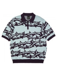 πόλο με κοντά μανίκια huf polo fantasies knit ss top |