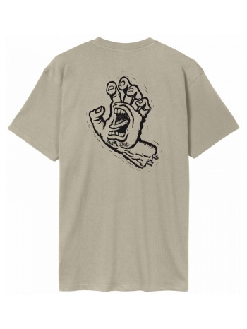 t-shirt με κοντά μανίκια santa cruz stamped screaming hand