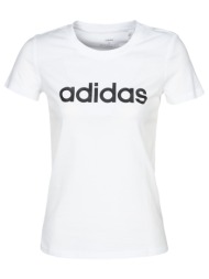 t-shirt με κοντά μανίκια adidas e lin slim t |