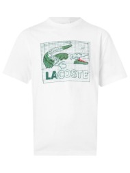 t-shirt με κοντά μανίκια lacoste th144600 001 |