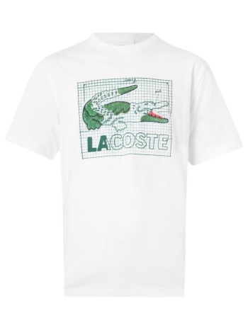 t-shirt με κοντά μανίκια lacoste th144600 001 |