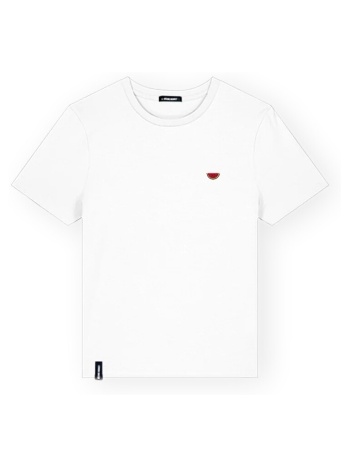 t-shirts & polos organic monkey watermelon t-shirt - white |