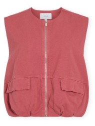 μπλούζα vila deny vest - holly berry |