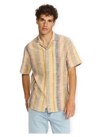 πουκάμισο με κοντά μανίκια revolution cuban shirt 3918 