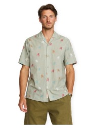 πουκάμισο με κοντά μανίκια revolution cuban shirt 3251 - light green |