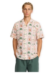 πουκάμισο με κοντά μανίκια revolution cuban shirt 3247 - multi |