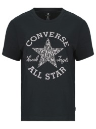 t-shirt με κοντά μανίκια converse animal print infill standard fit tee