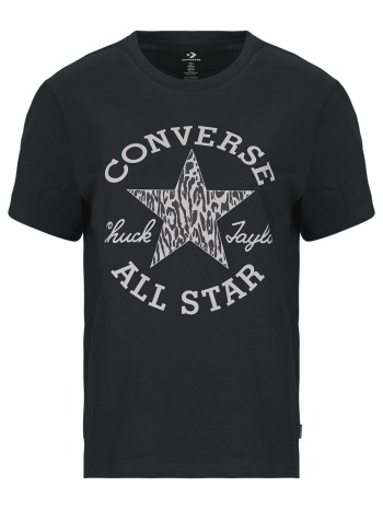 t-shirt με κοντά μανίκια converse animal print infill