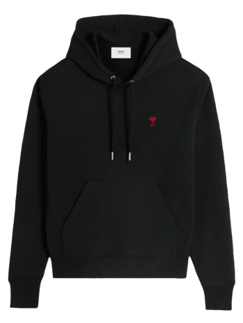 t-shirt με κουκούλα ami paris hoodie bfusw235.730 black | σε προσφορά