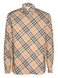 πουκάμισο με μακριά μανίκια burberry shirt 8087634 1007 beige |