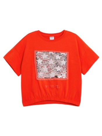 t-shirt με κοντά μανίκια desigual 26sgtk14 3083 |