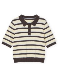 πόλο με κοντά μανίκια aware polo oline - chocolate torte/vanilla |